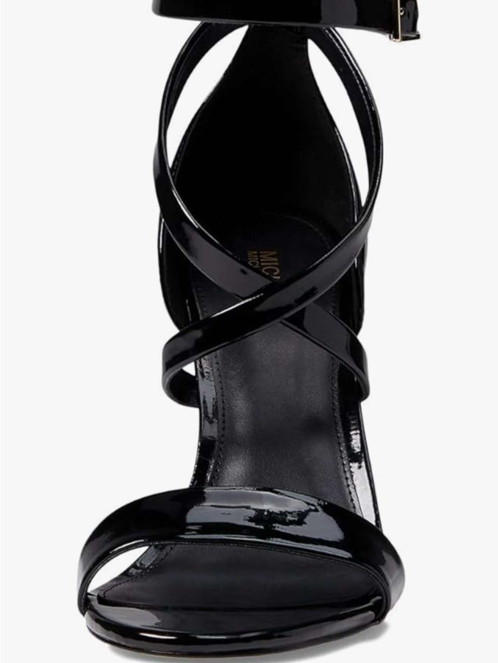 Michael Kors Black Patent Leather Ankle-Strap Heels - Picture 8 of 8